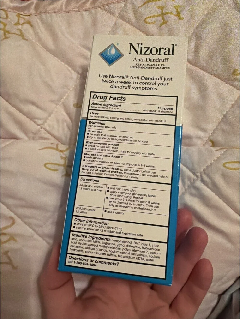 Nizoral Anti-Dandruff SHAMPOO, Clean Fresh Scent, 7 oz